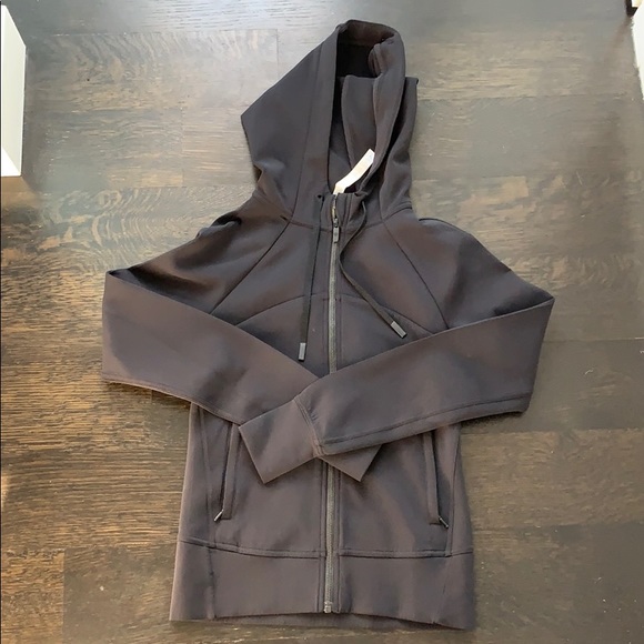 lululemon athletica Tops - Lululemon scuba hoodie in black luxtreme 4